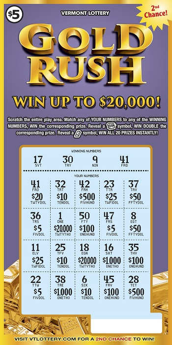 gold rush lotto results