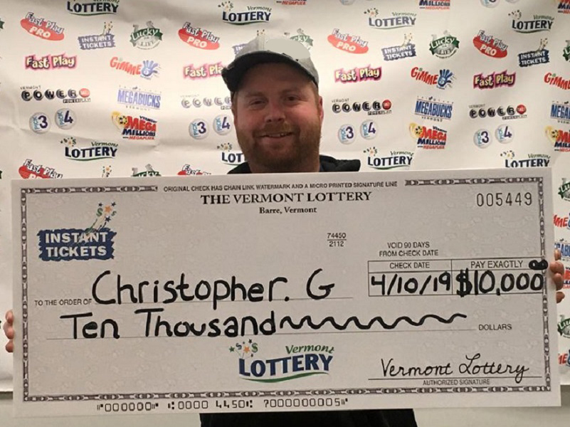 $10,000 Instant Winner - Christopher, Brattleboro
