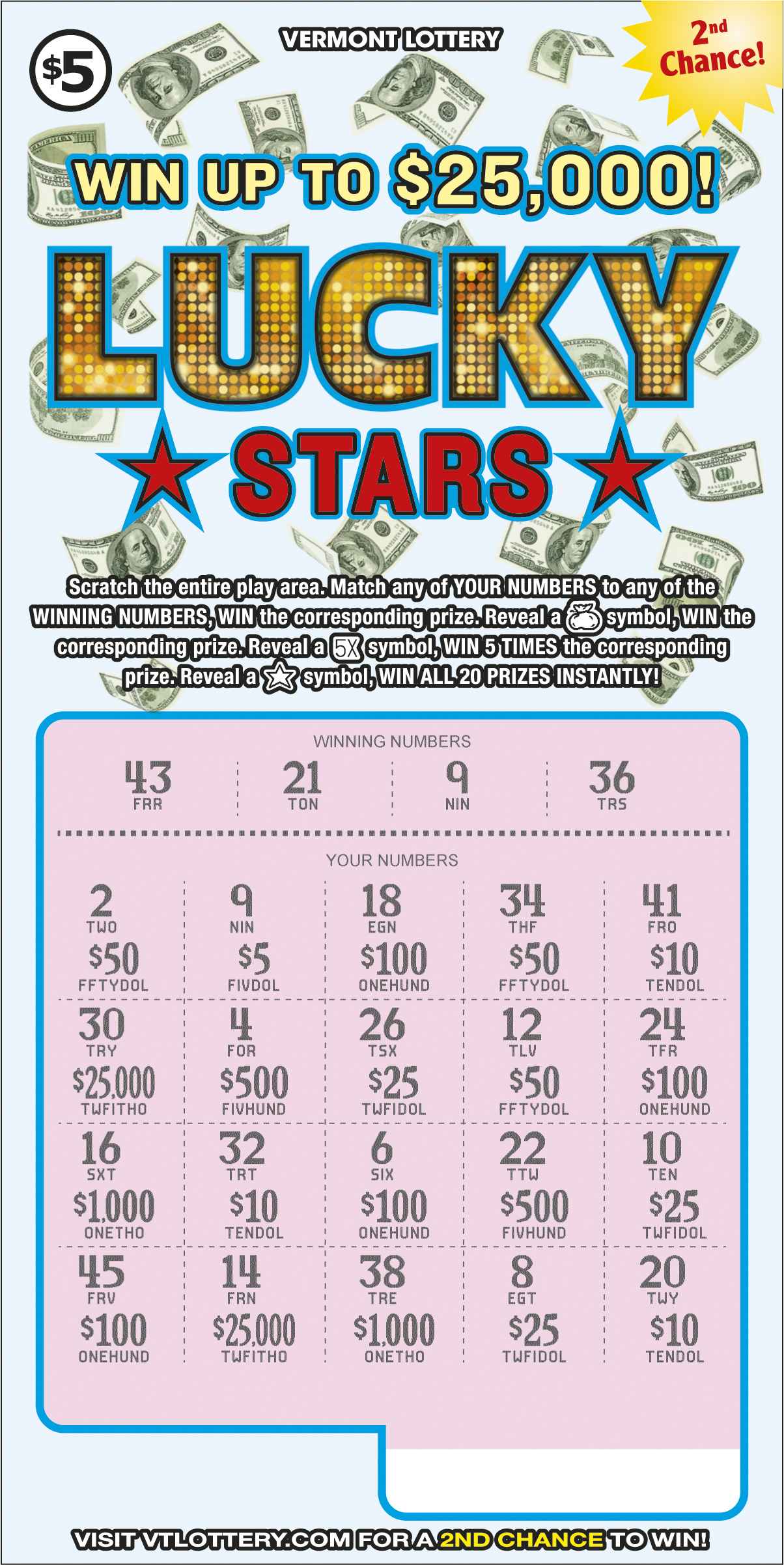 Lucky Stars Scratched 