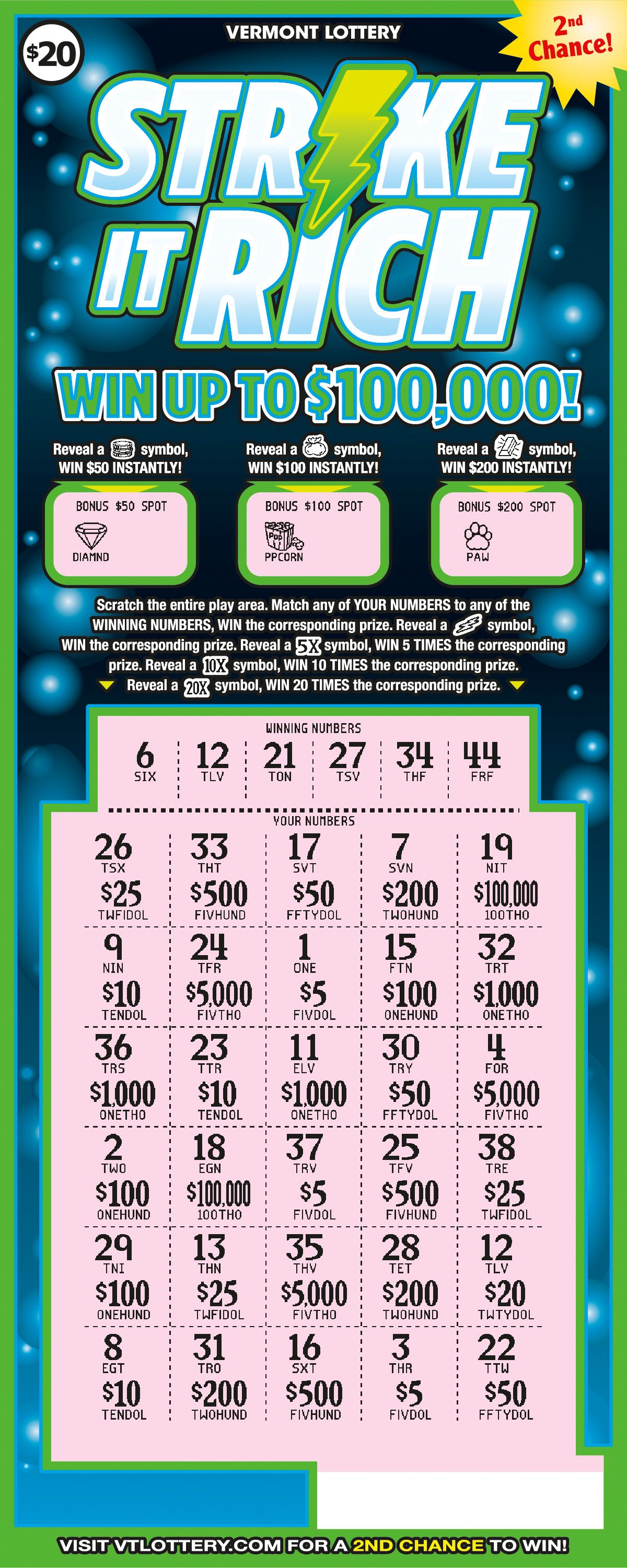 Strike It Rich Scratched