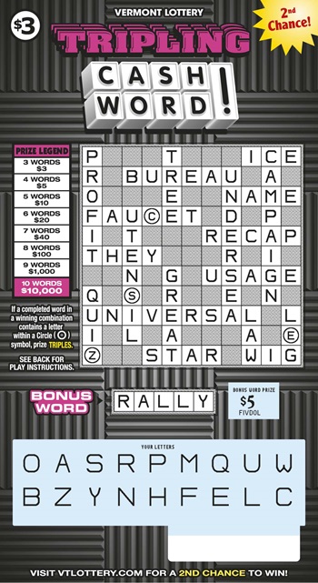 tripling cashword scratched