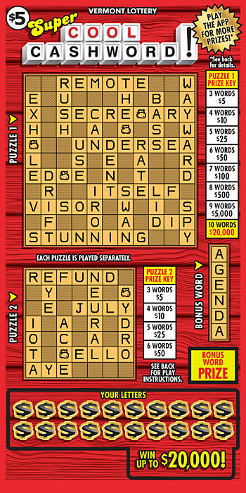 Super Cool Cashword!