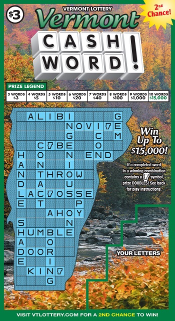 Vermont Cashword!