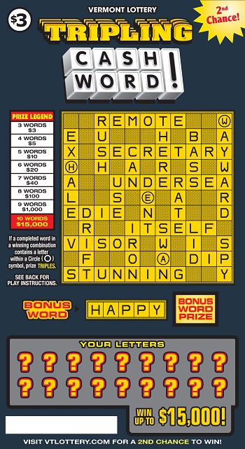 TRIPLING CASHWORD!