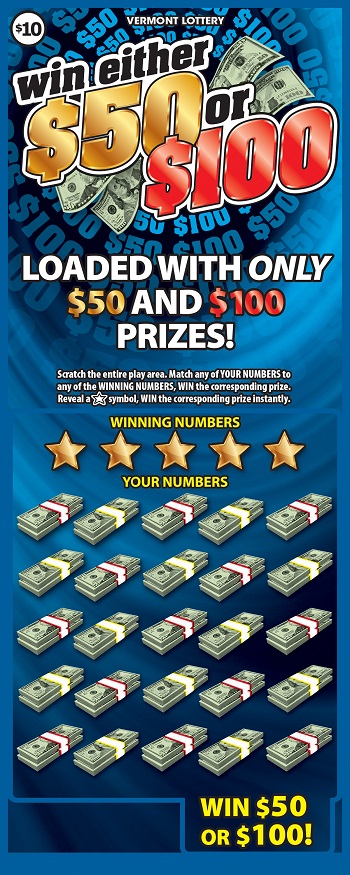 Win Either $50 or $100