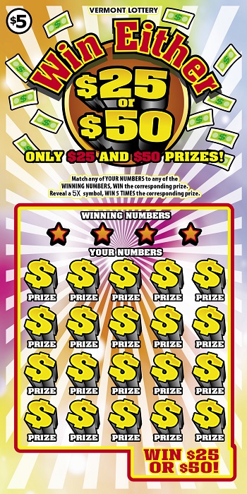 Win Either $25 or $50