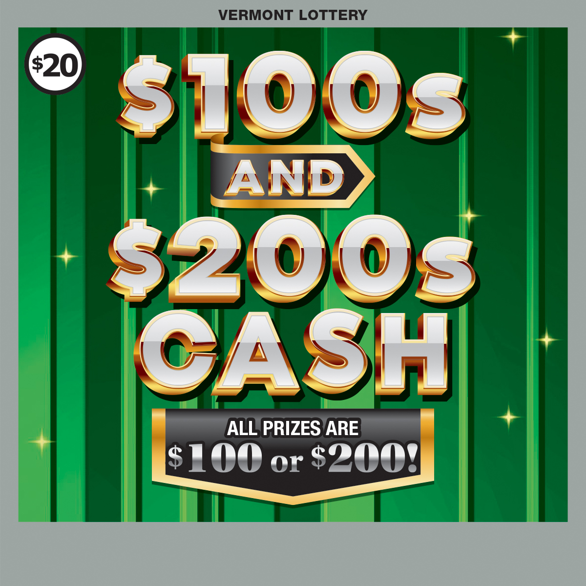 $100s and $200s Cash