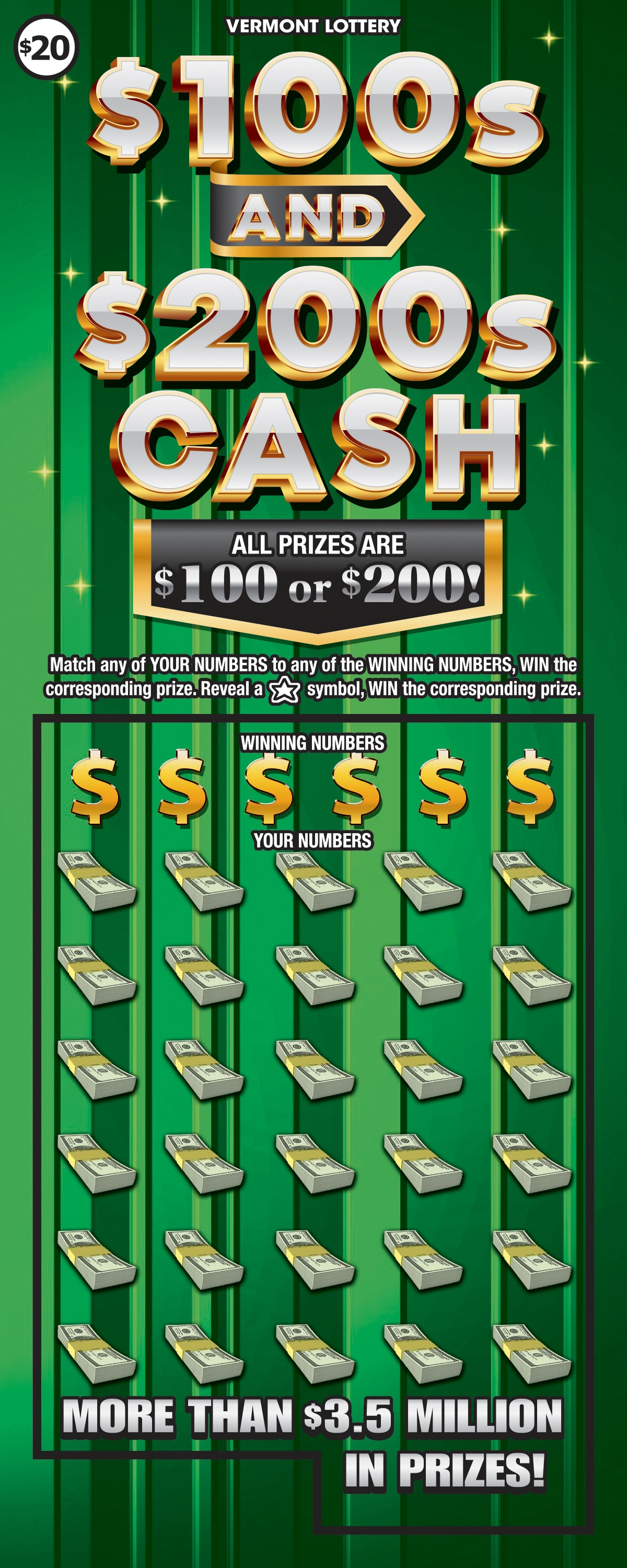 $100s and $200s Cash Front