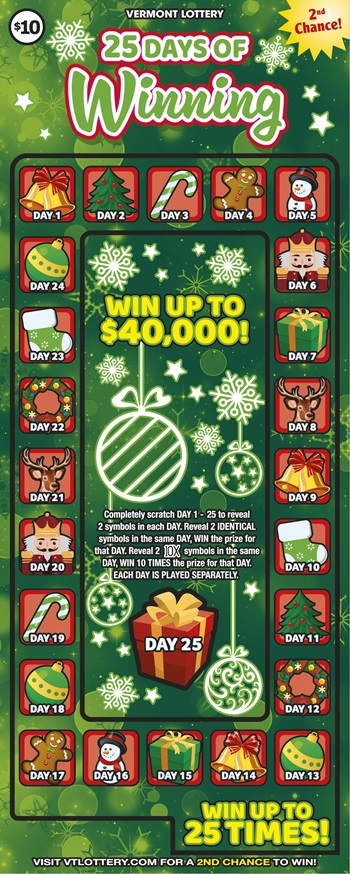 25 days of winning front 