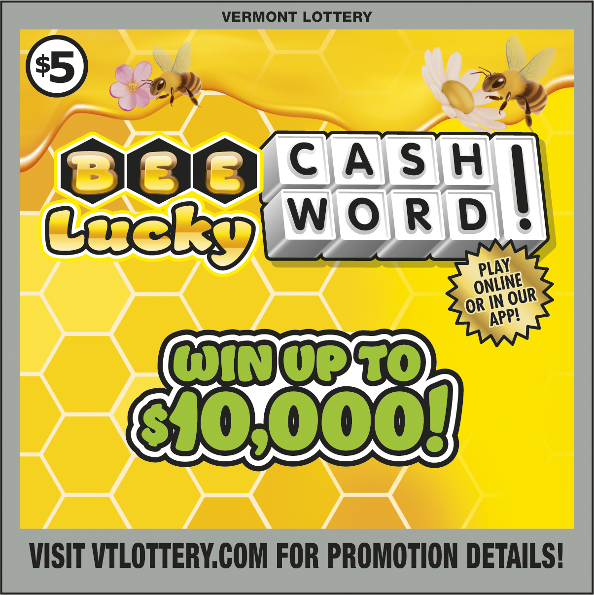 Bee Lucky Cashword!