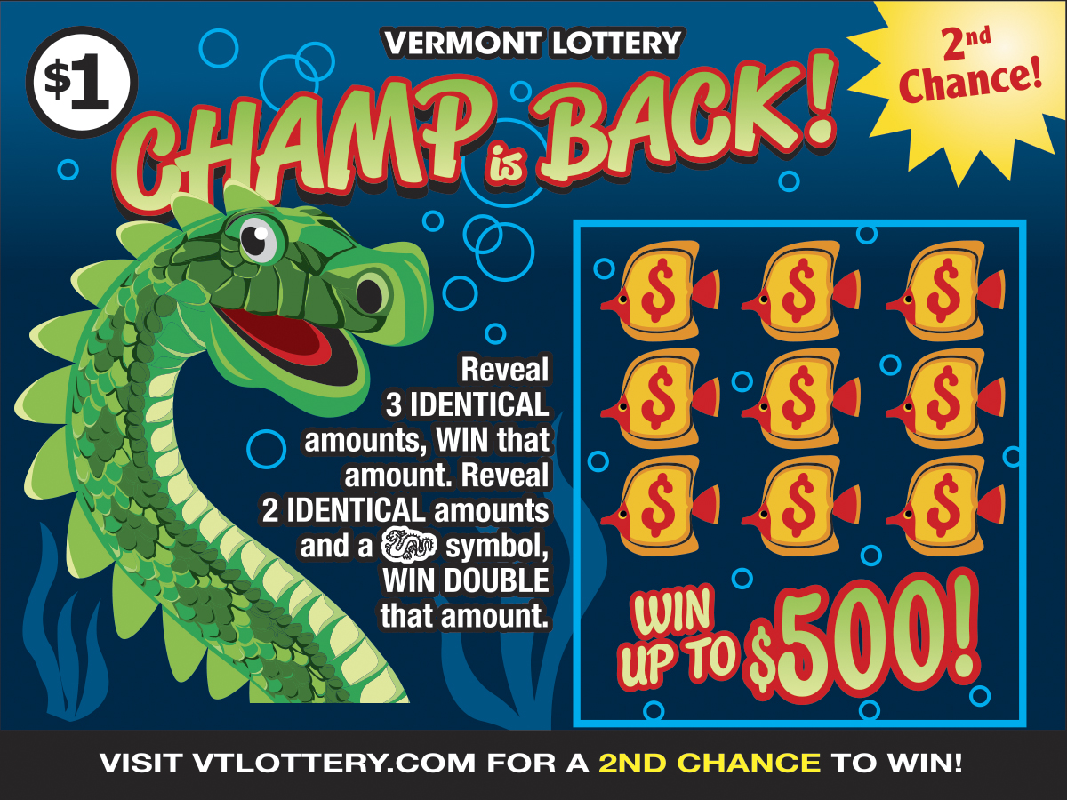 CHAMP IS BACK! scratch-off ticket