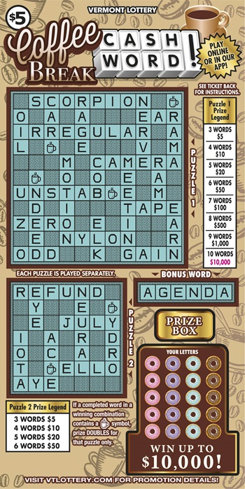 Coffee Break CAshword