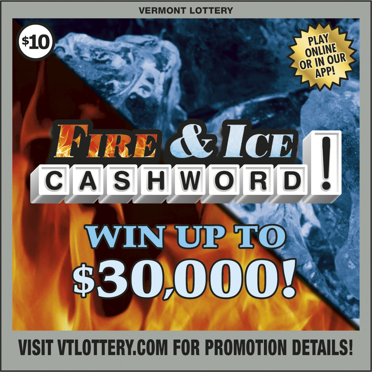 Fire & Ice Cashword!