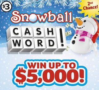 Snow Ball Cash Words