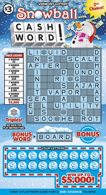 Snowball Cashword front