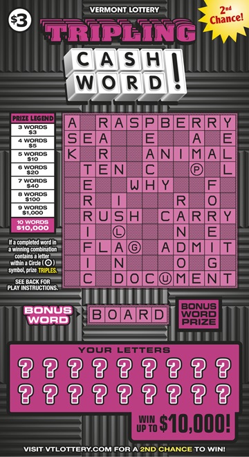 Tripling Cashword front