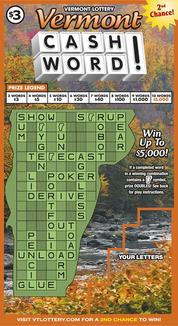 Vermont Cashword front 